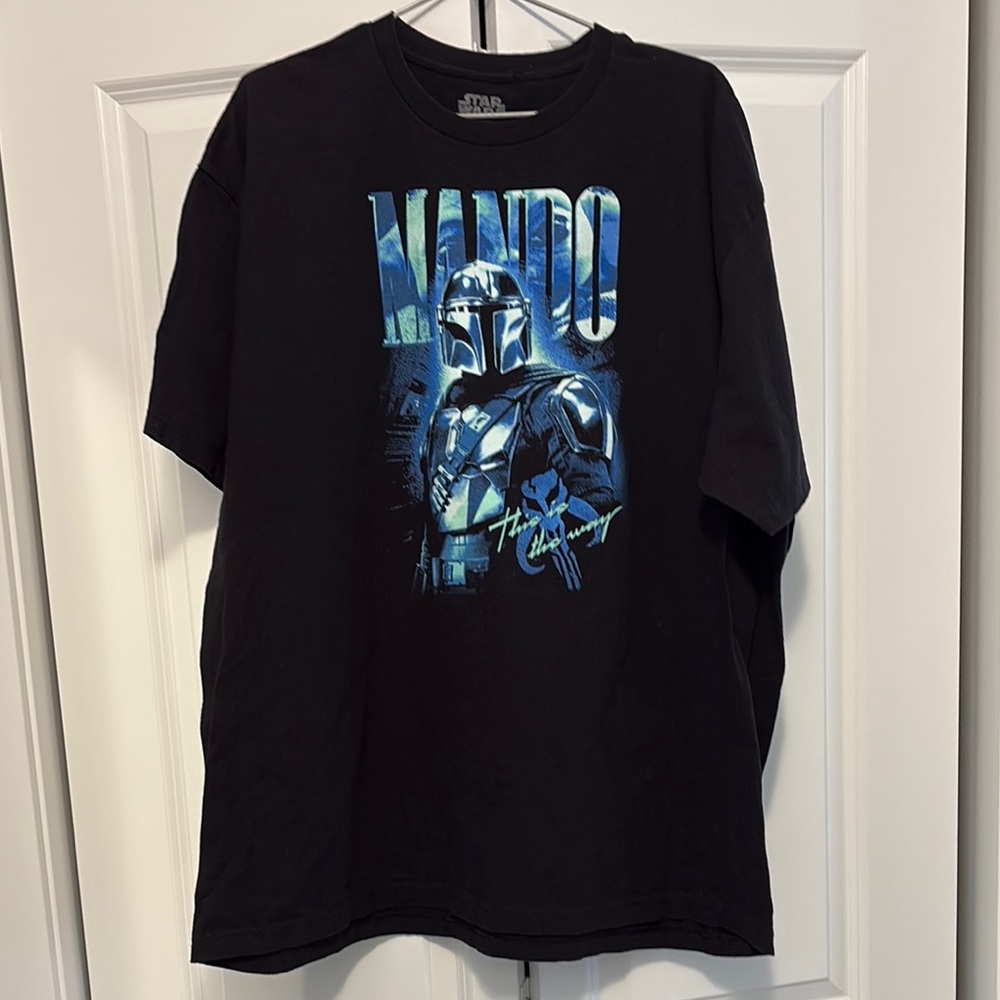 Star Wars Mando Black T-Shirt